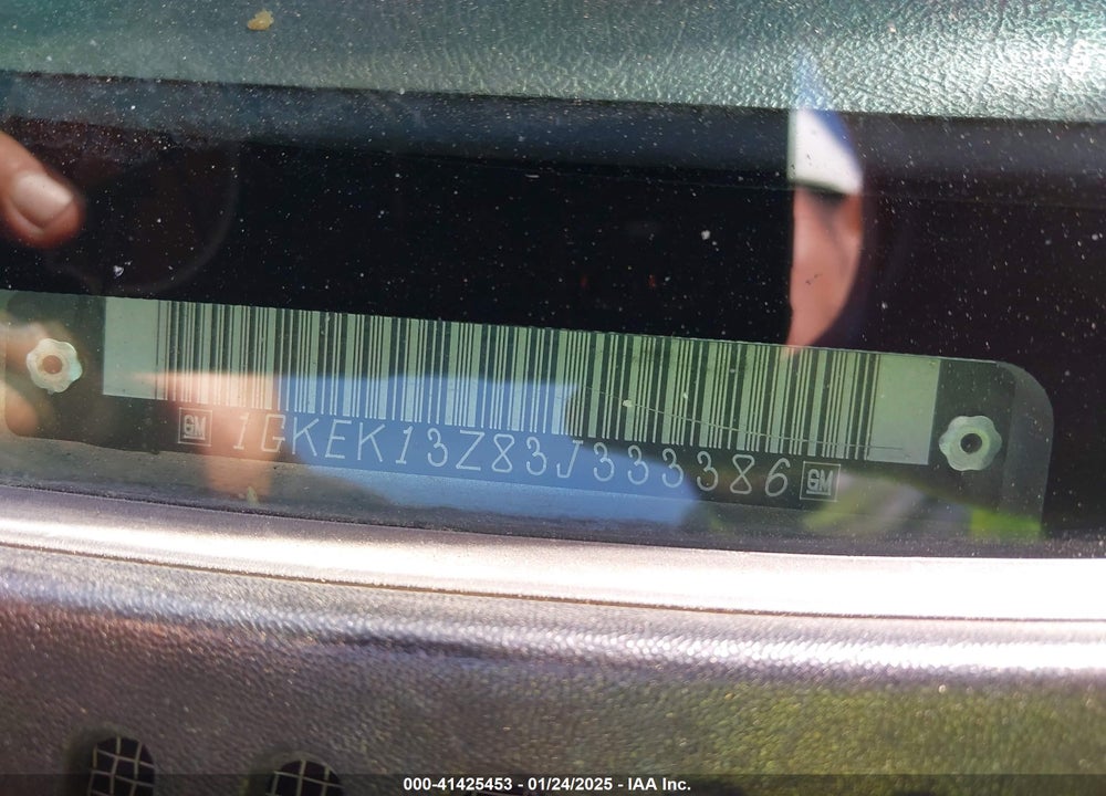 2003 GMC YUKON SLE VIN: 1GKEK13Z83J333386