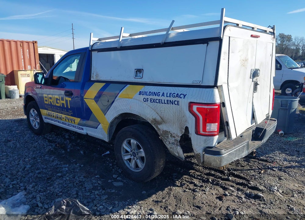 2017 FORD F-150 VIN: 1FTMF1CP8HFA95169