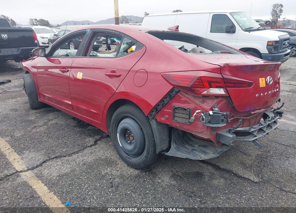 2019 HYUNDAI ELANTRA VIN: KMHD84LF0KU737157