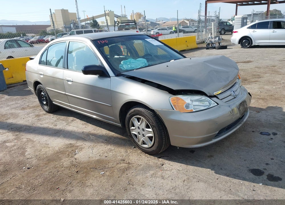 2003 HONDA CIVIC LX VIN: 2HGES16593H603779