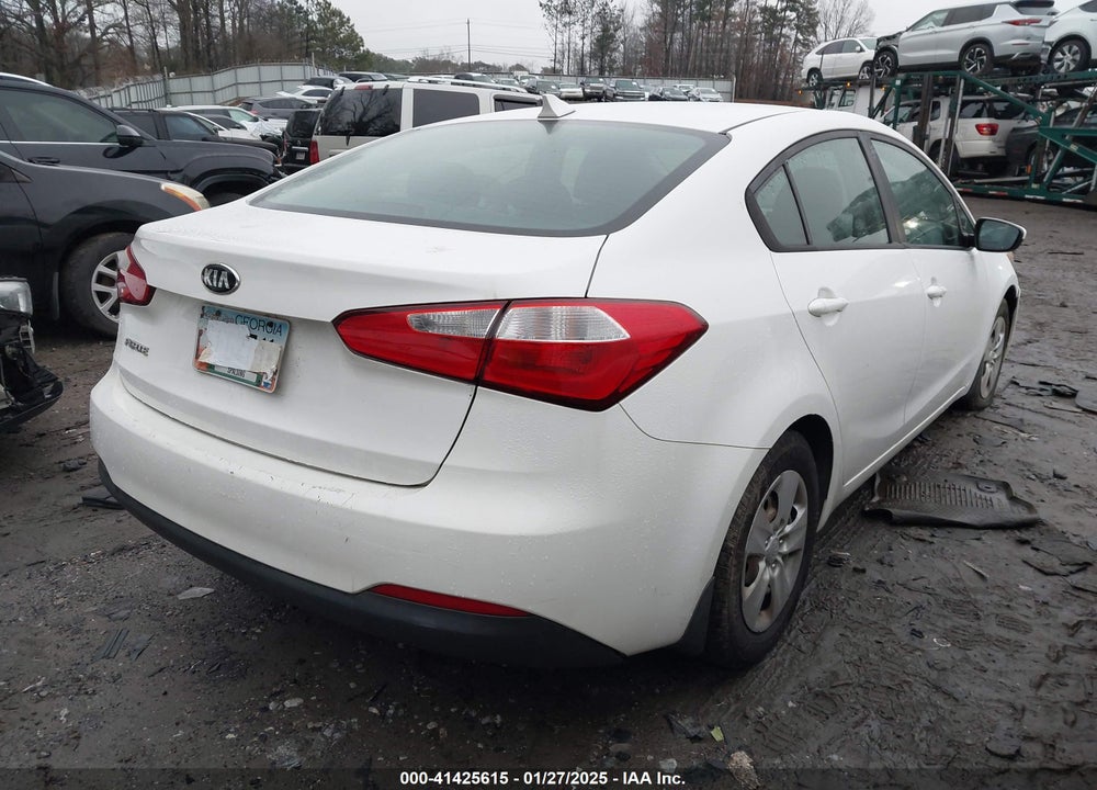 2016 KIA FORTE LX VIN: KNAFK4A62G5591988