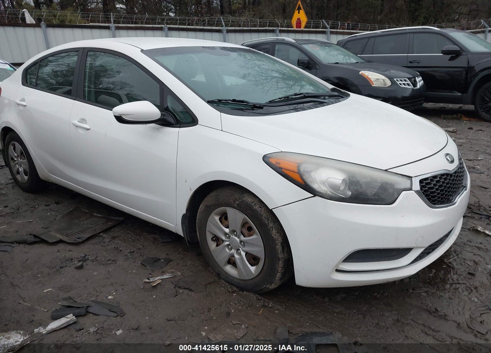 2016 KIA FORTE LX VIN: KNAFK4A62G5591988