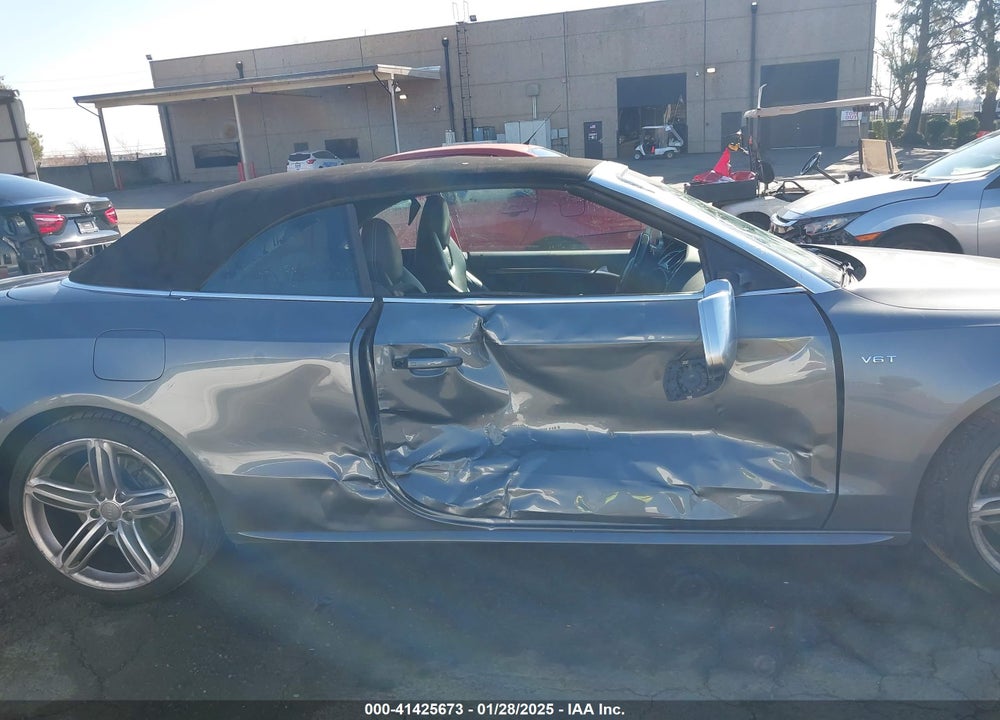 2014 AUDI S5 VIN: WAUCGAFH4EN001316