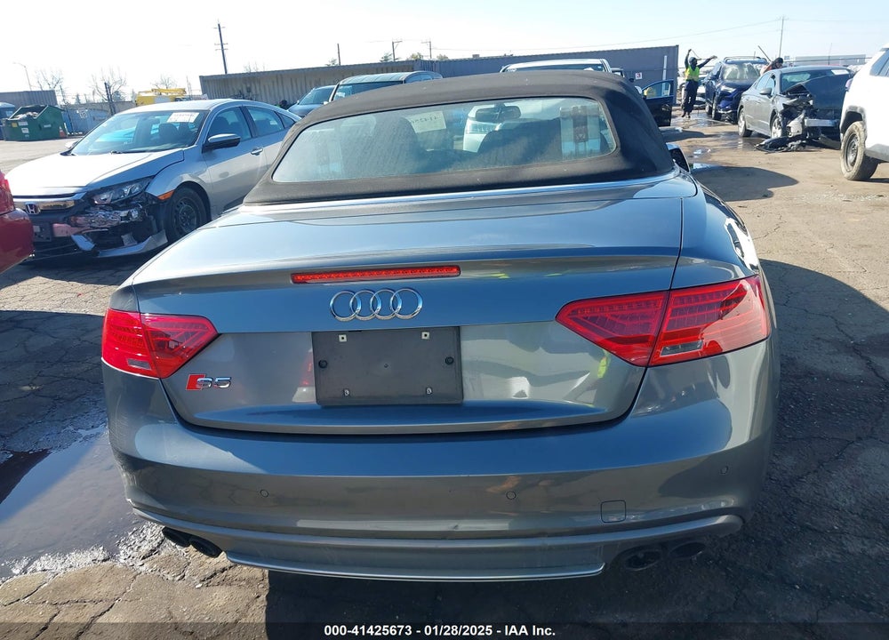 2014 AUDI S5 VIN: WAUCGAFH4EN001316