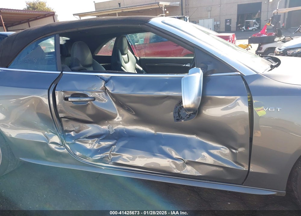 2014 AUDI S5 VIN: WAUCGAFH4EN001316