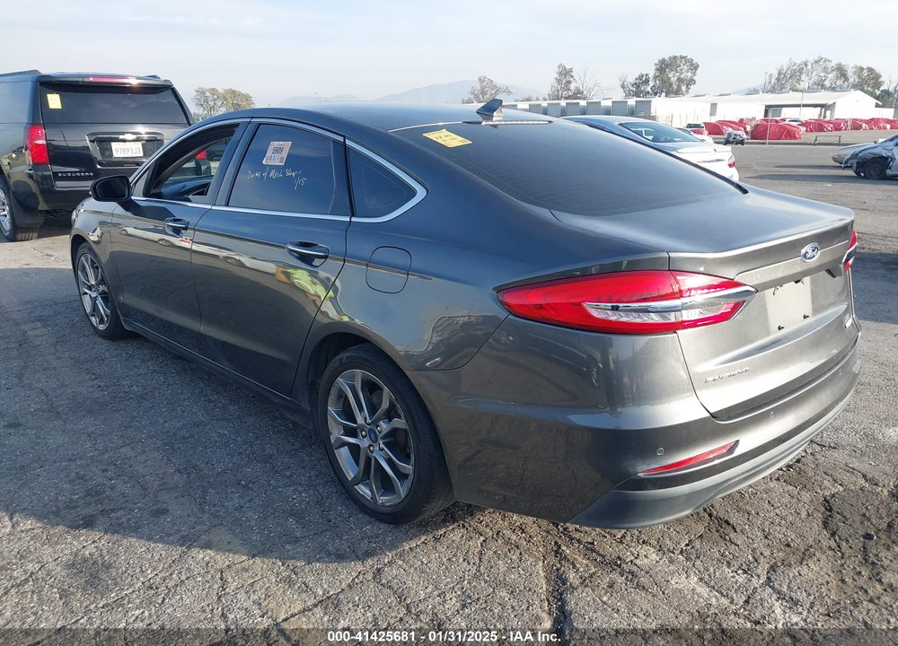 2019 FORD FUSION SEL VIN: 3FA6P0CD1KR201452