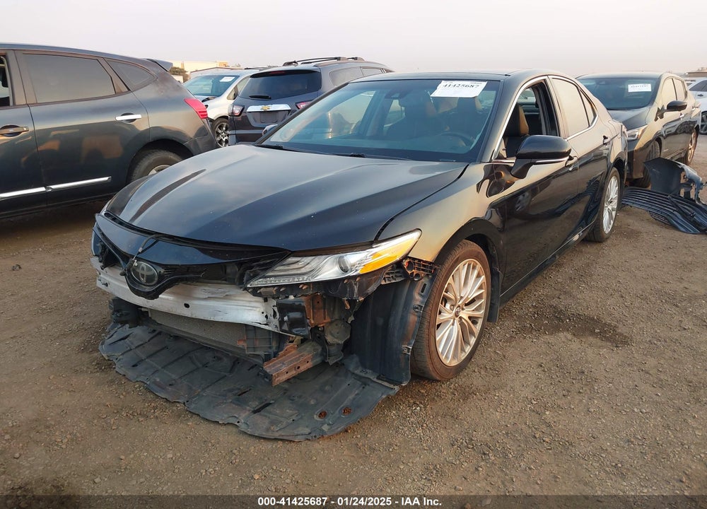 2018 TOYOTA CAMRY XLE V6 VIN: 4T1BZ1HK2JU503495