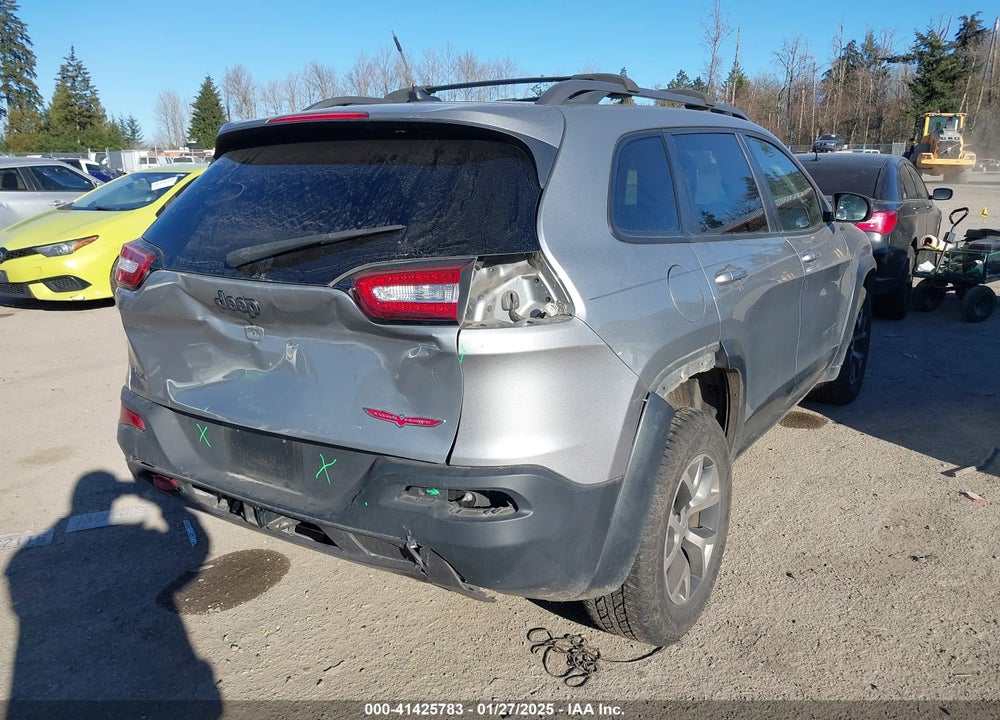 2015 JEEP CHEROKEE TRAILHAWK VIN: 1C4PJMBS0FW569891