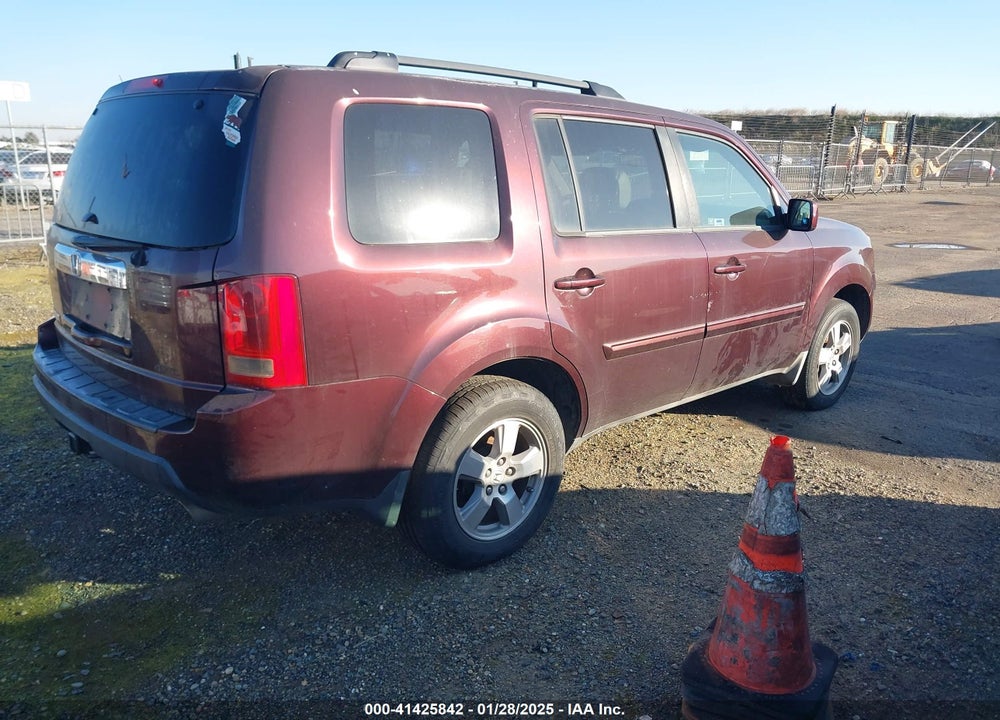 2009 HONDA PILOT EXL VIN: 5FNYF48689B035661