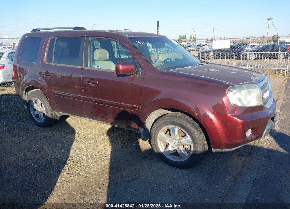 2009 HONDA PILOT EXL VIN: 5FNYF48689B035661