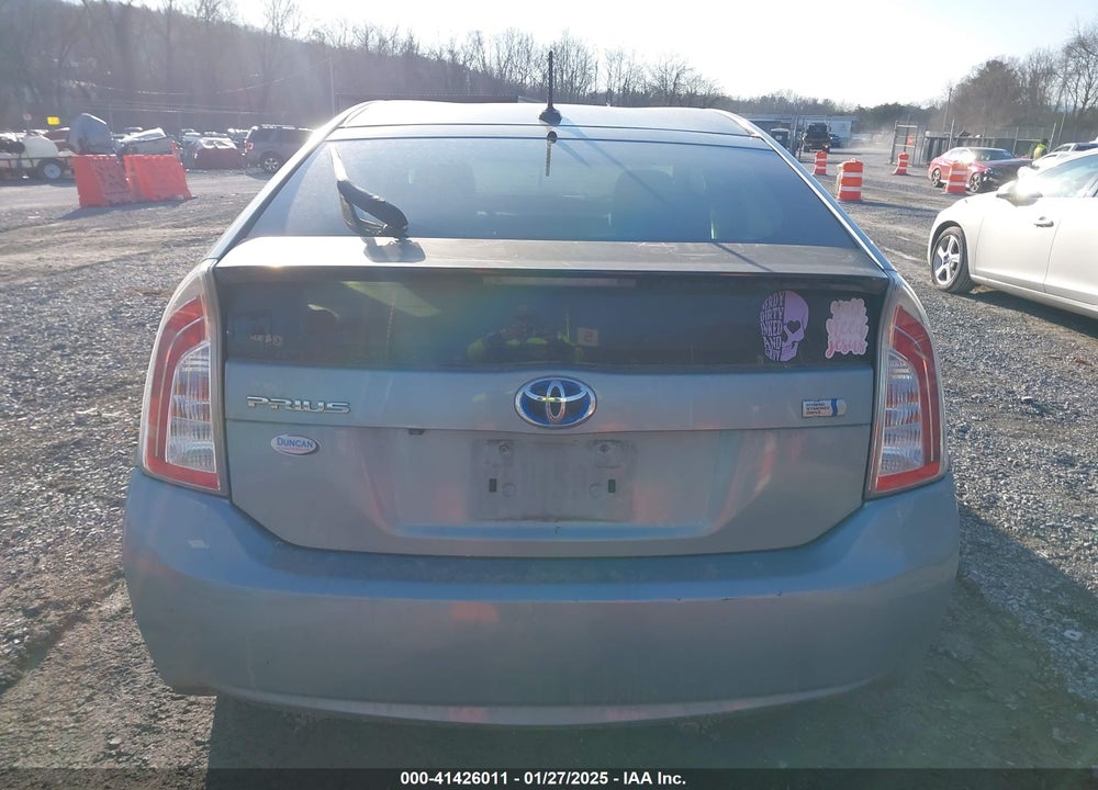 2012 TOYOTA PRIUS VIN: JTDKN3DU6C5480495