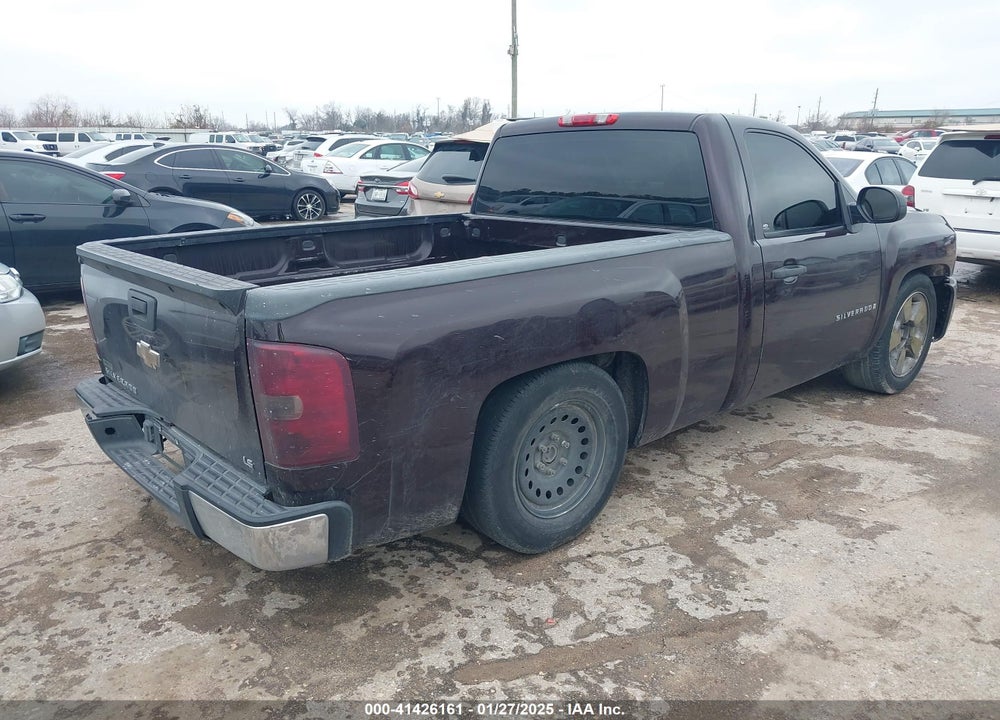 2008 CHEVROLET SILVERADO 1500 WORK TRUCK VIN: 1GCEC14X98Z169810