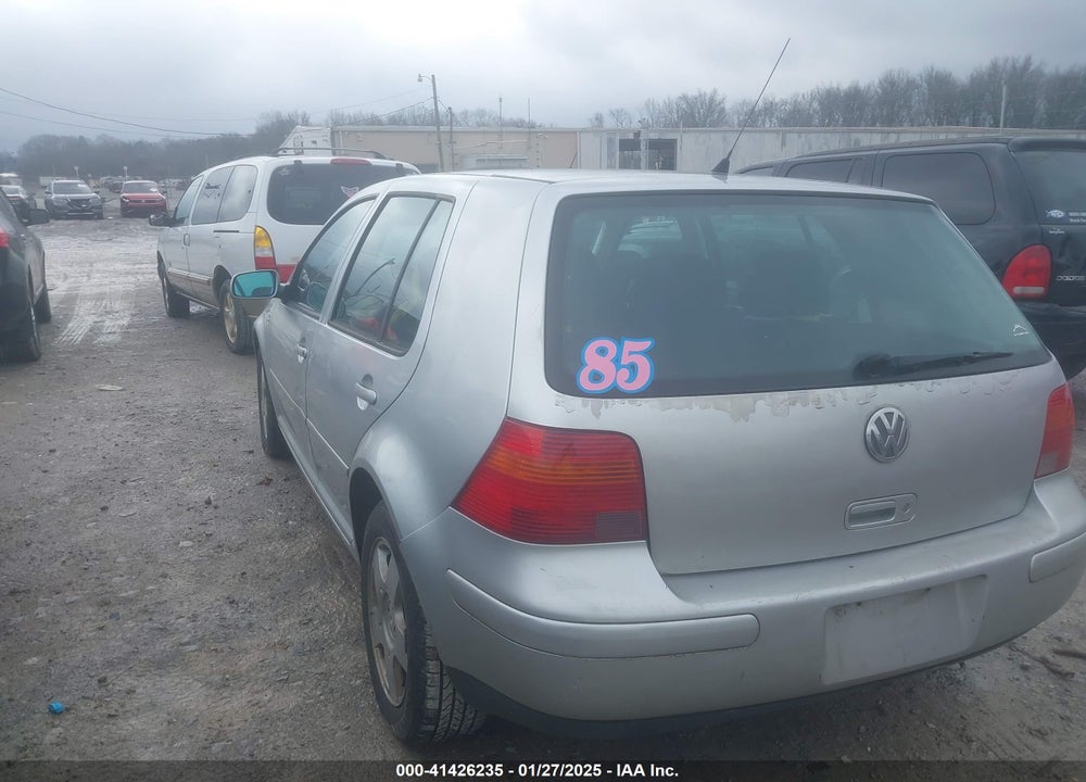 2001 VOLKSWAGEN GOLF GLS 1.8L TURBO VIN: 9BWGD61J714030027