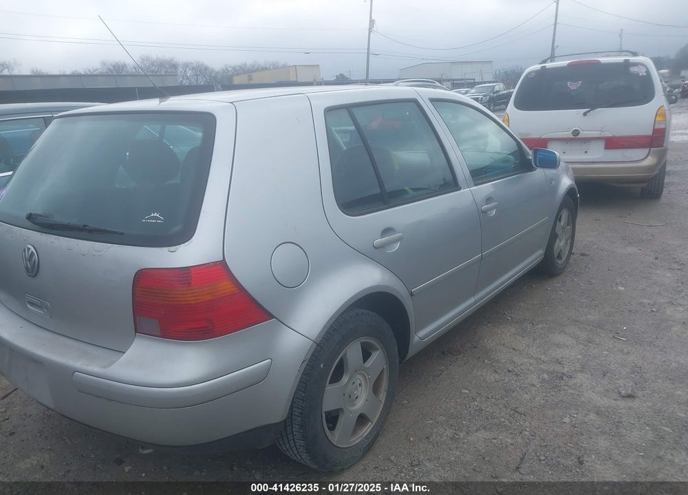 2001 VOLKSWAGEN GOLF GLS 1.8L TURBO VIN: 9BWGD61J714030027
