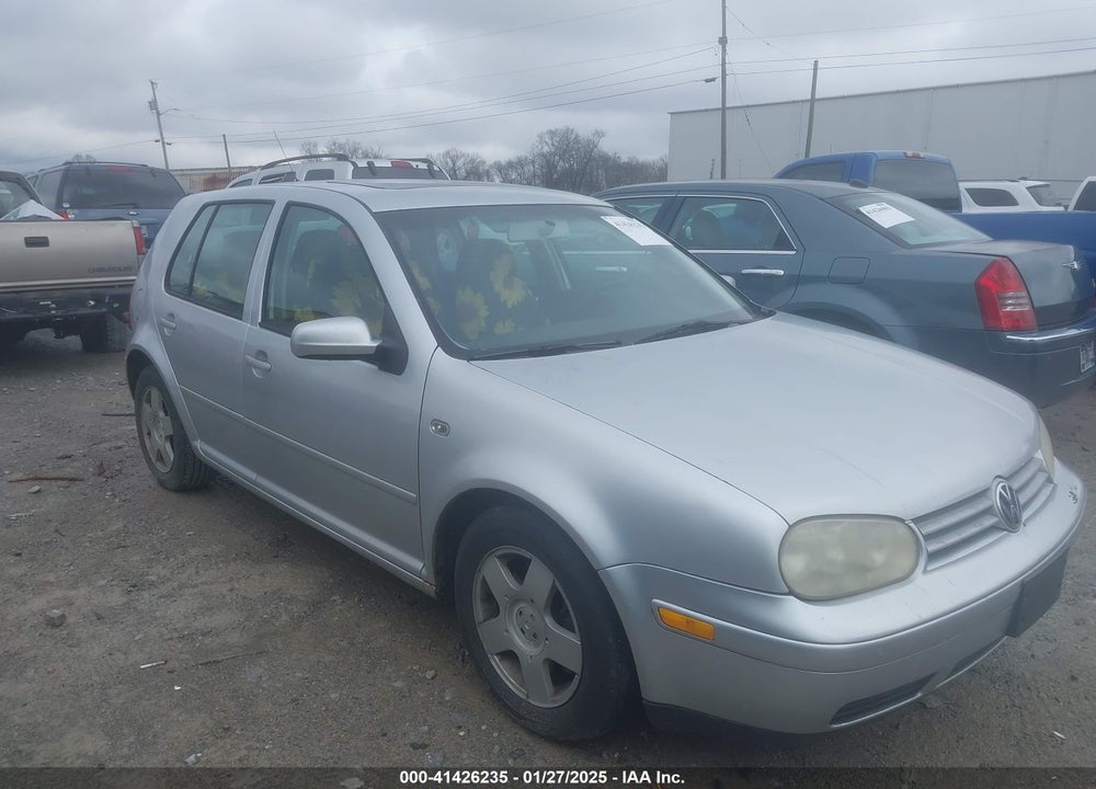 2001 VOLKSWAGEN GOLF GLS 1.8L TURBO VIN: 9BWGD61J714030027