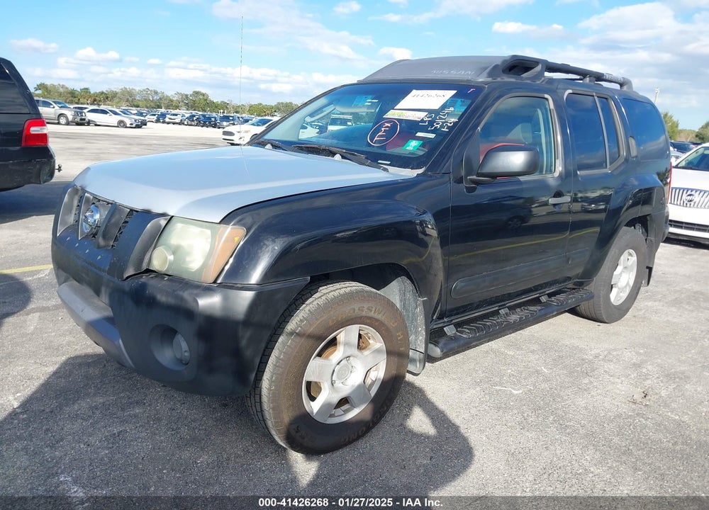 2006 NISSAN XTERRA S VIN: 5N1AN08U86C501296