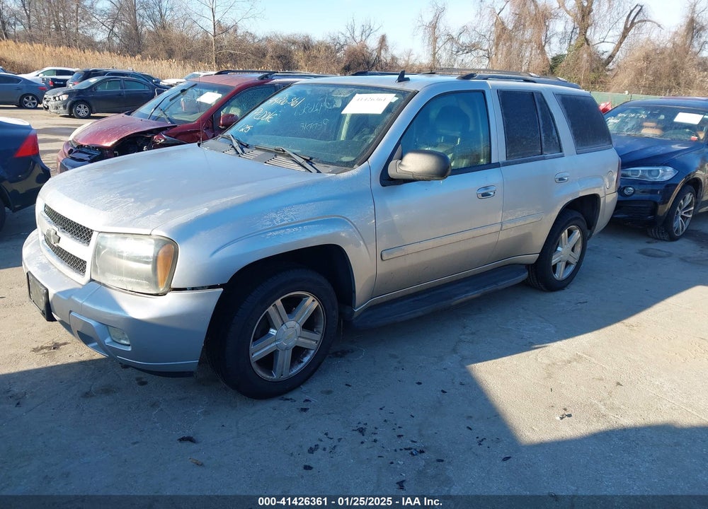 2008 CHEVROLET TRAILBLAZER LT VIN: 1GNDS13S782243312