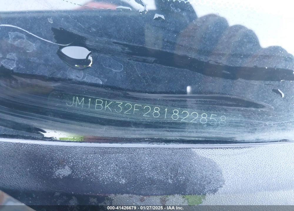 2008 MAZDA 3 I VIN: JM1BK32F281822858