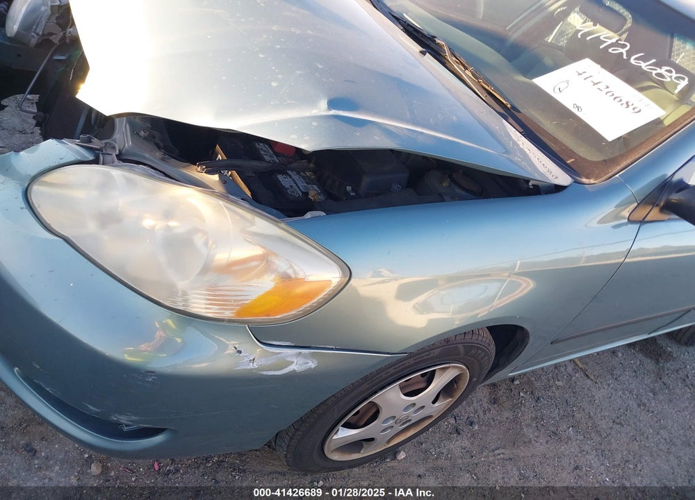 2005 TOYOTA COROLLA CE VIN: 2T1BR32E55C416406