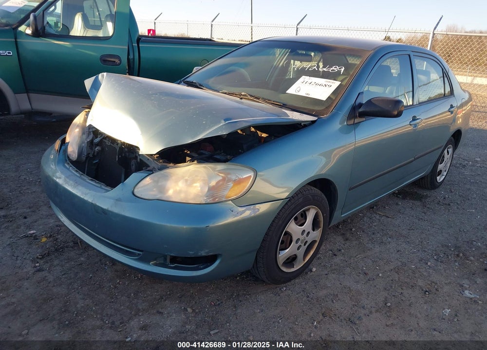 2005 TOYOTA COROLLA CE VIN: 2T1BR32E55C416406