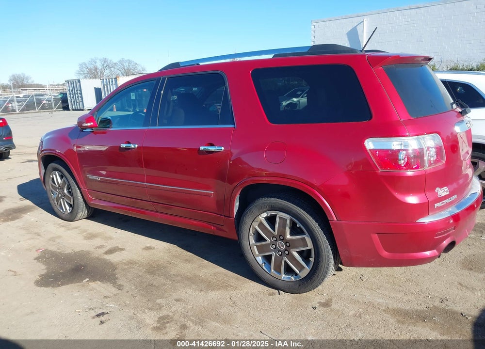 2012 GMC ACADIA DENALI VIN: 1GKKRTED4CJ332070