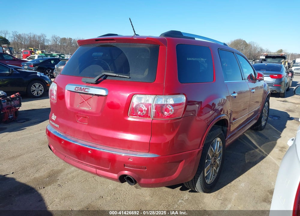 2012 GMC ACADIA DENALI VIN: 1GKKRTED4CJ332070