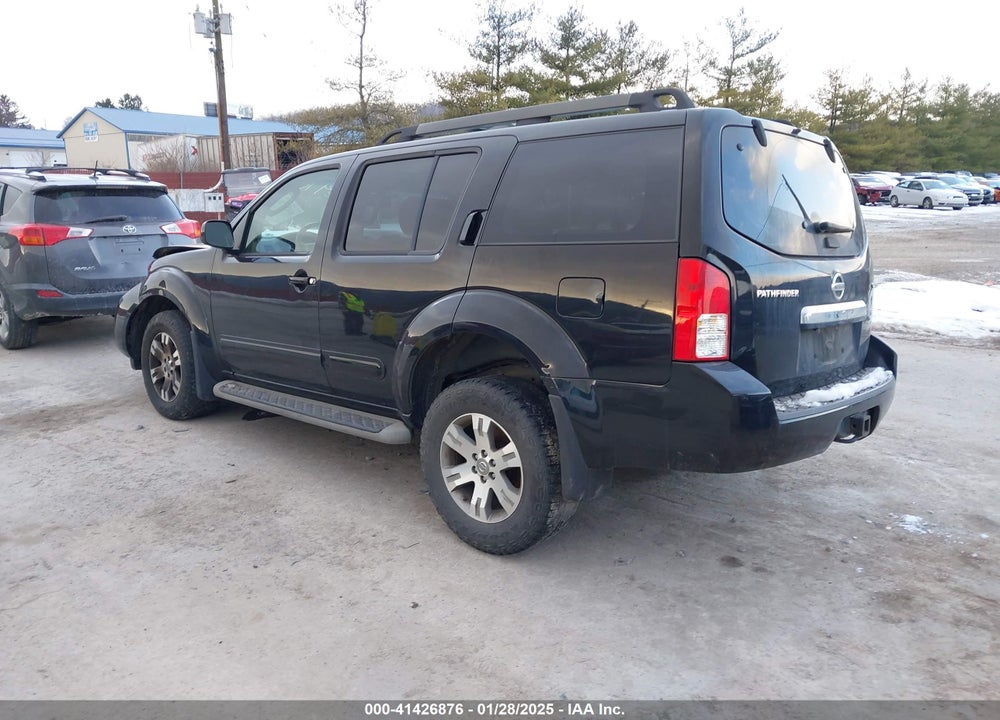 2010 NISSAN PATHFINDER SE VIN: 5N1AR1NB7AC629700