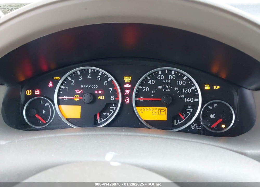 2010 NISSAN PATHFINDER SE VIN: 5N1AR1NB7AC629700