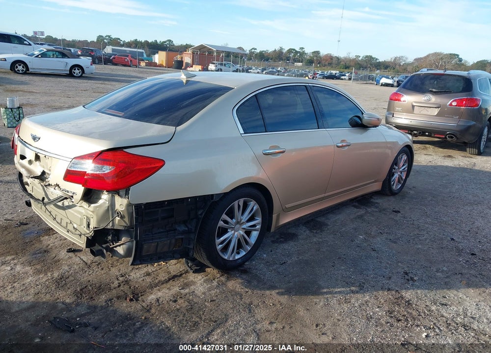2012 HYUNDAI GENESIS 3.8 VIN: KMHGC4DD9CU195180