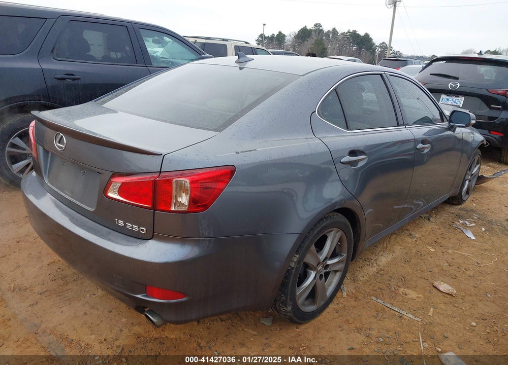 2012 LEXUS IS 250 VIN: JTHBF5C28C5170971