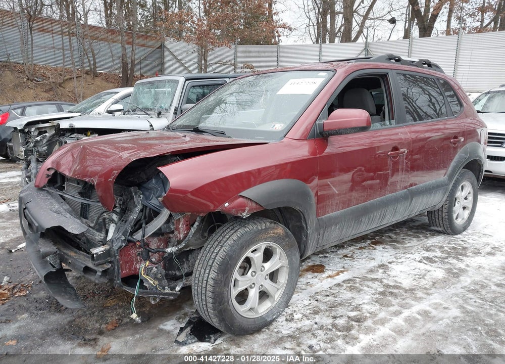 2009 HYUNDAI TUCSON SE VIN: KM8JN72D69U980818