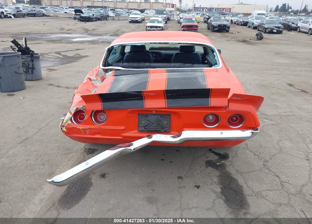 1972 CHEV CAMARO VIN: 1Q87H2N146260