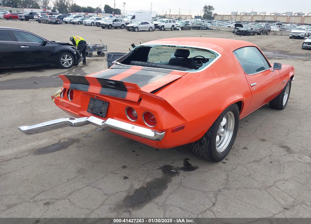 1972 CHEV CAMARO VIN: 1Q87H2N146260