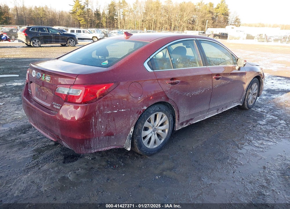 2016 SUBARU LEGACY VIN: 4S3BNAF6XG3063384