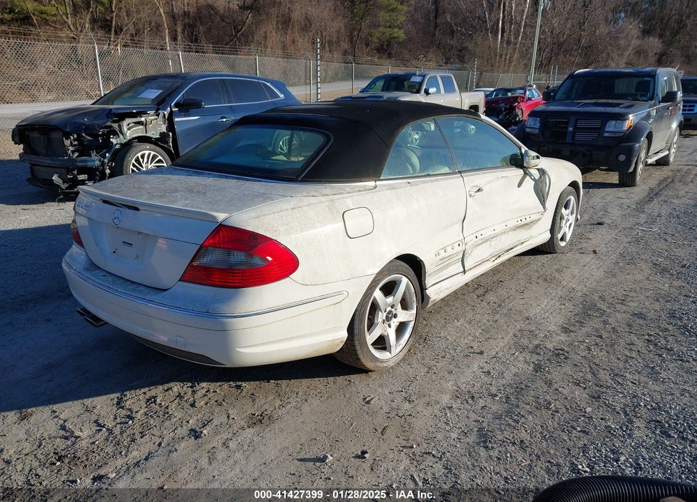 2007 MERCEDES-BENZ CLK 550 VIN: WDBTK72F47T082596