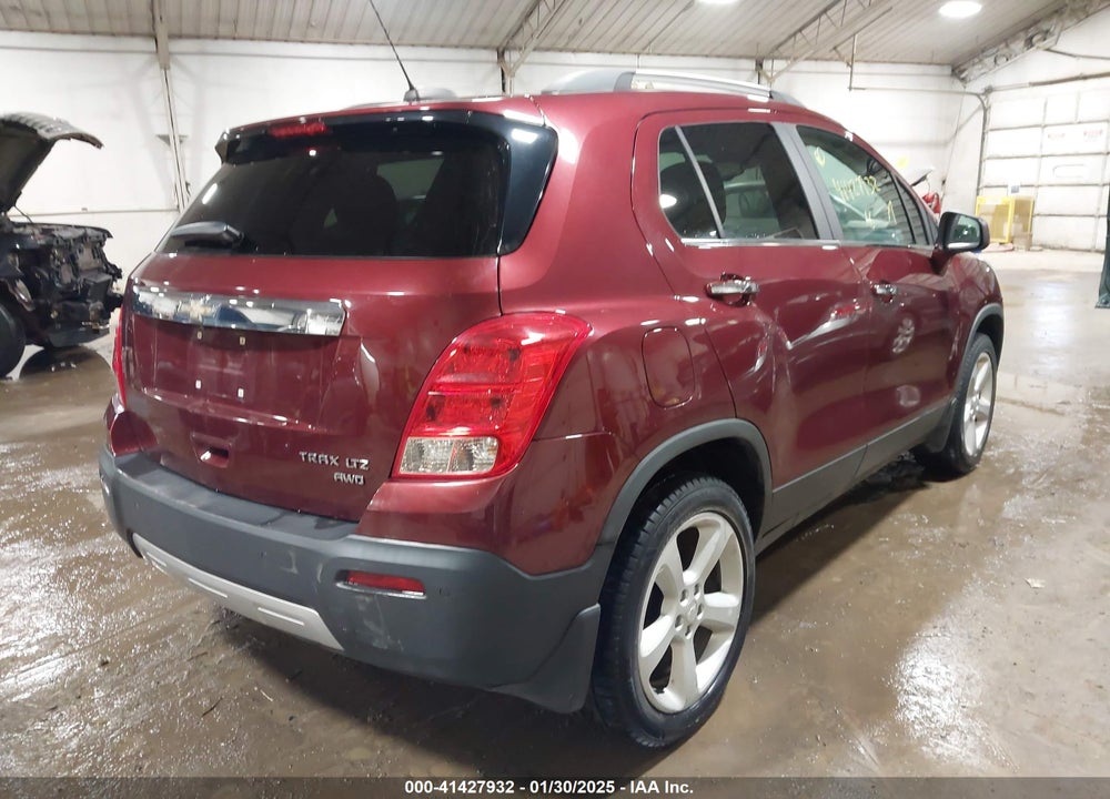 2016 CHEVROLET TRAX LTZ VIN: 3GNCJRSB6GL117812