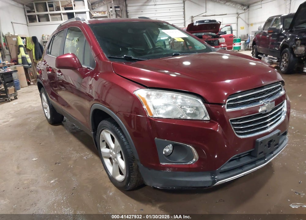 2016 CHEVROLET TRAX LTZ VIN: 3GNCJRSB6GL117812
