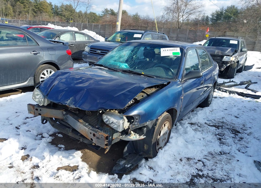 2001 TOYOTA COROLLA LE VIN: 1NXBR12EX1Z450516