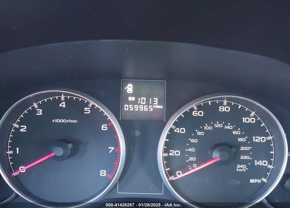 2013 SUBARU OUTBACK 2.5I PREMIUM VIN: 4S4BRBCC4D3325511