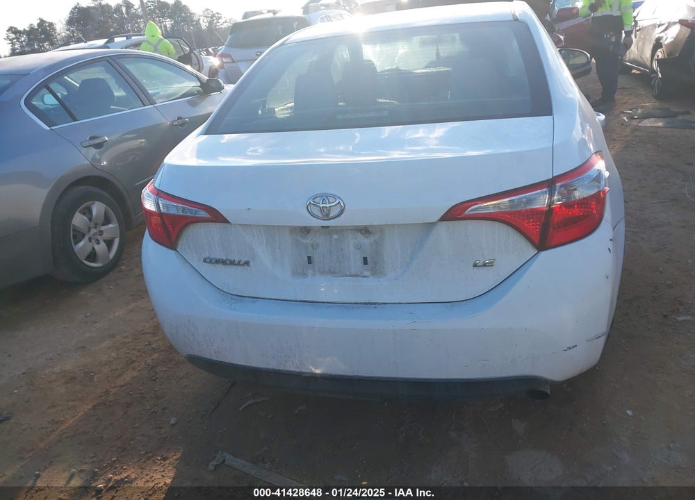 2016 TOYOTA COROLLA LE VIN: 2T1BURHE7GC686068