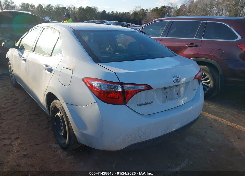 2016 TOYOTA COROLLA LE VIN: 2T1BURHE7GC686068