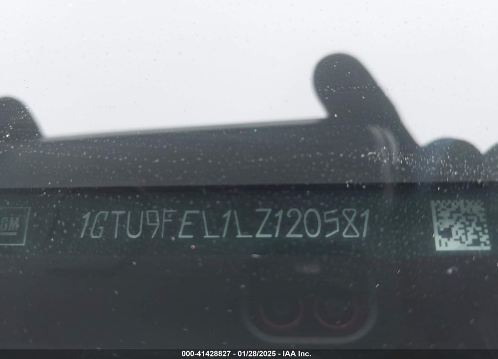 2020 GMC SIERRA 1500 VIN: 1GTU9FEL1LZ120581