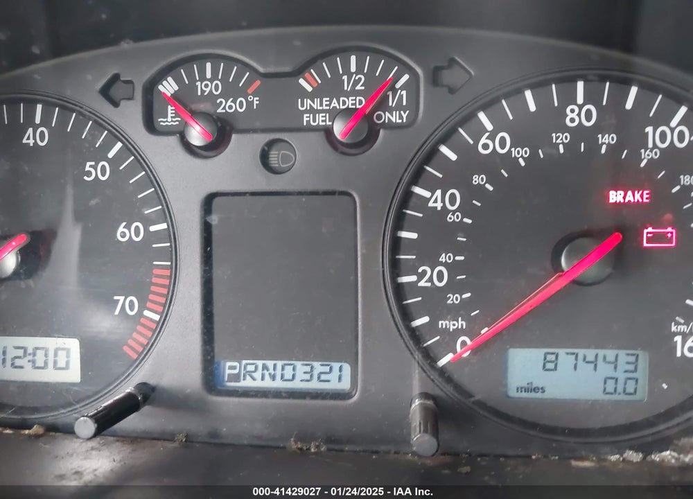 2002 VOLKSWAGEN EUROVAN MV VIN: WV2MB47032H116209