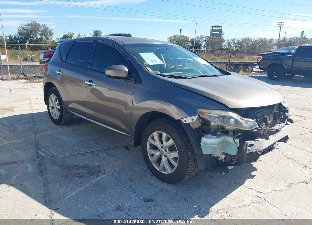 2013 NISSAN MURANO S VIN: JN8AZ1MU3DW212637
