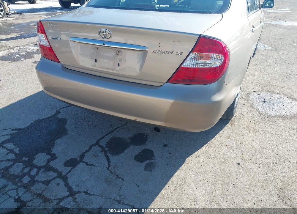 2004 TOYOTA CAMRY LE VIN: 4T1BE32K14U866925