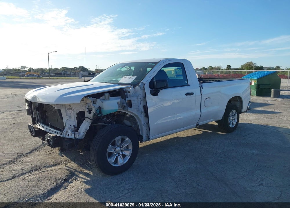 2020 CHEVROLET SILVERADO 1500 2WD LONG BED WT VIN: 3GCNWAEF9LG296613
