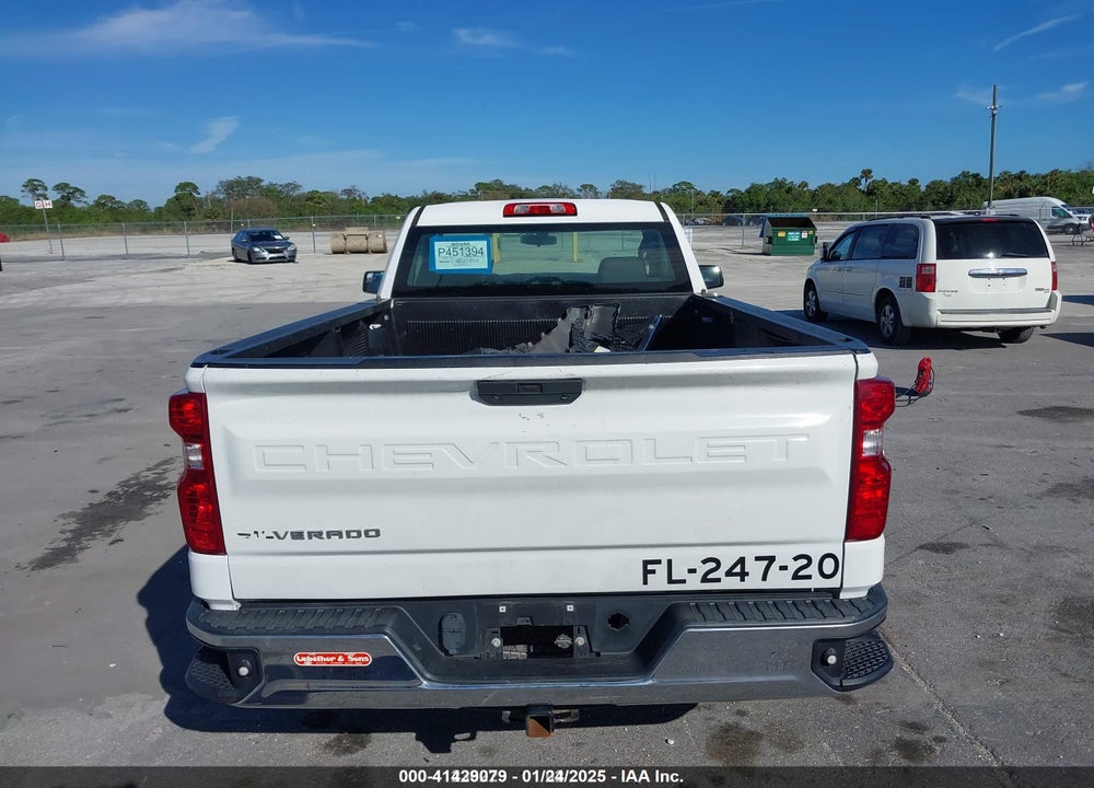 2020 CHEVROLET SILVERADO 1500 2WD LONG BED WT VIN: 3GCNWAEF9LG296613