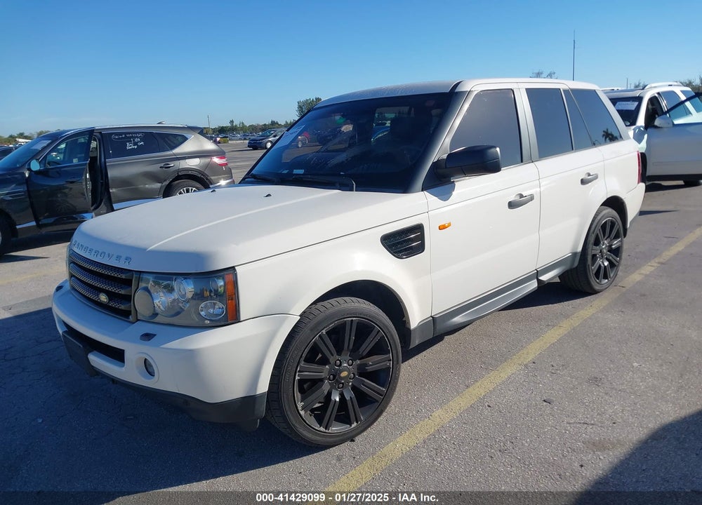 2008 LAND ROVER RANGE ROVER SPORT HSE VIN: SALSK254X8A168334