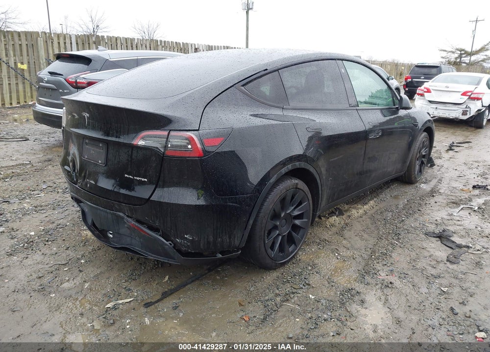 2021 TESLA MODEL Y LONG RANGE DUAL MOTOR ALL-WHEEL DRIVE VIN: 5YJYGDEE8MF229401