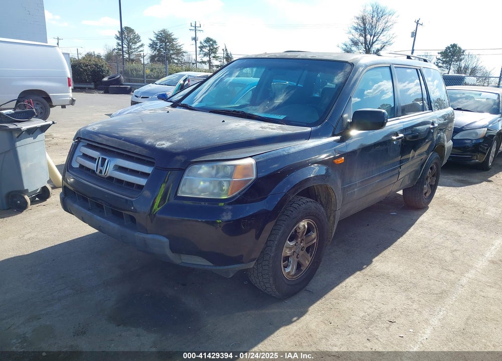 2008 HONDA PILOT VP VIN: 5FNYF28228B014904
